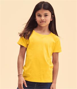 CLEARANCE - Fruit of the Loom Girls Iconic T-Shirt